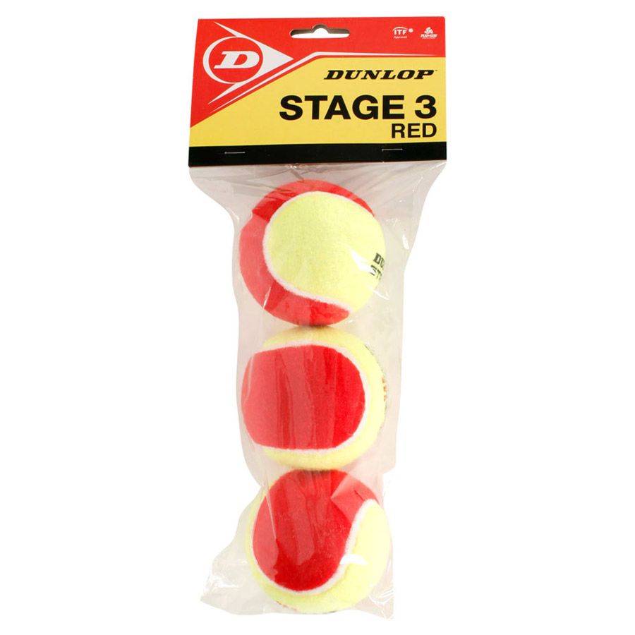 Dunlop Stage 3 Rood 3 st.